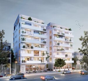 résidence boutique contemporaine proche de la mer au nord de Tel-Aviv