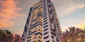 tour résidentielle moderne à Petaḥ Tikva dans le quartier Kiryat Academic