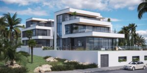 villa contemporaine en première ligne face à la mer à Netanya avec piscine privée