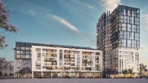 résidence contemporaine avec balcons et services premium dans le quartier Florentin à Tel Aviv