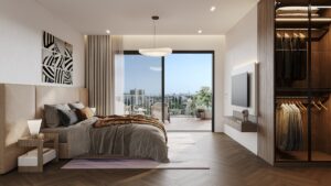 immeubles modernes entourés d’espaces verts à Ra’anana