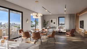 immeubles modernes entourés d’espaces verts à Ra’anana