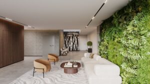 immeubles modernes entourés d’espaces verts à Ra’anana