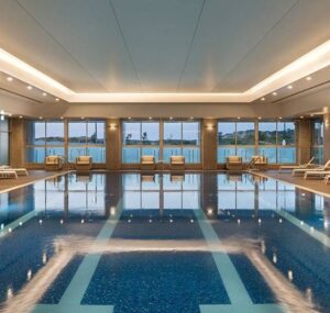 appartement en étage élevé avec terrasse et vue mer à Ir Yamim Netanya