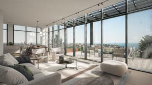 résidence contemporaine avec balcons et services premium dans le quartier Florentin à Tel Aviv