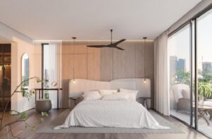 résidence boutique contemporaine au centre de Tel Aviv avec terrasses et jardins