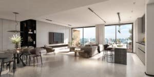 tour résidentielle moderne à Petaḥ Tikva dans le quartier Kiryat Academic