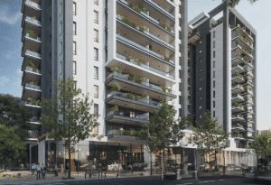 tours résidentielles modernes au centre-ville de Netanya