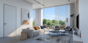 résidence boutique contemporaine proche de la mer au nord de Tel-Aviv