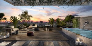 tour résidentielle moderne à Petaḥ Tikva dans le quartier Kiryat Academic