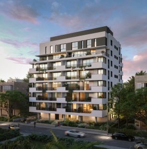 résidence moderne inspirée du concept Micro-Living à Tel Aviv