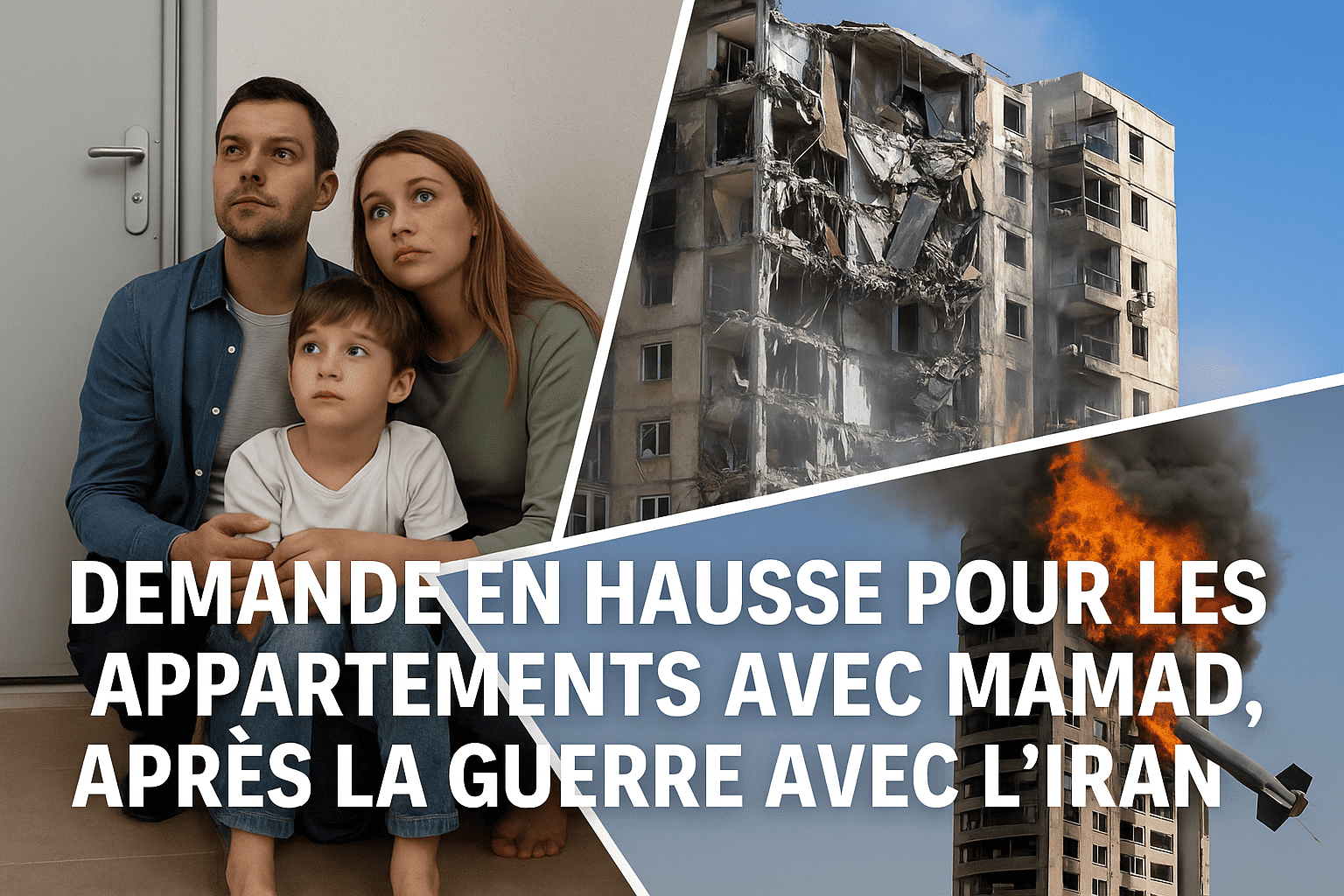 logement sécurisé avec mamad en Israël après attaque iranienne