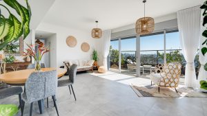 Penthouse Neve Ofer Tel Aviv – Terrasse avec jacuzzi et vue mer