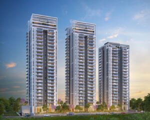 tours résidentielles modernes dans le quartier Galey Yam à Netanya