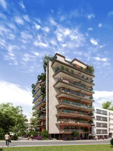 appartements avec grandes terrasses à vendre à Bat Yam dans un projet Tama 38 rénové