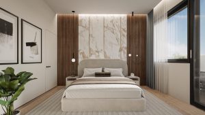 façade restaurée d’un immeuble préservé au centre de Tel Aviv