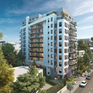 Projet neuf à Petah Tikva avec terrasses et finitions modernes