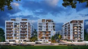 résidence moderne avec grandes terrasses dans un quartier résidentiel de Ra’anana
