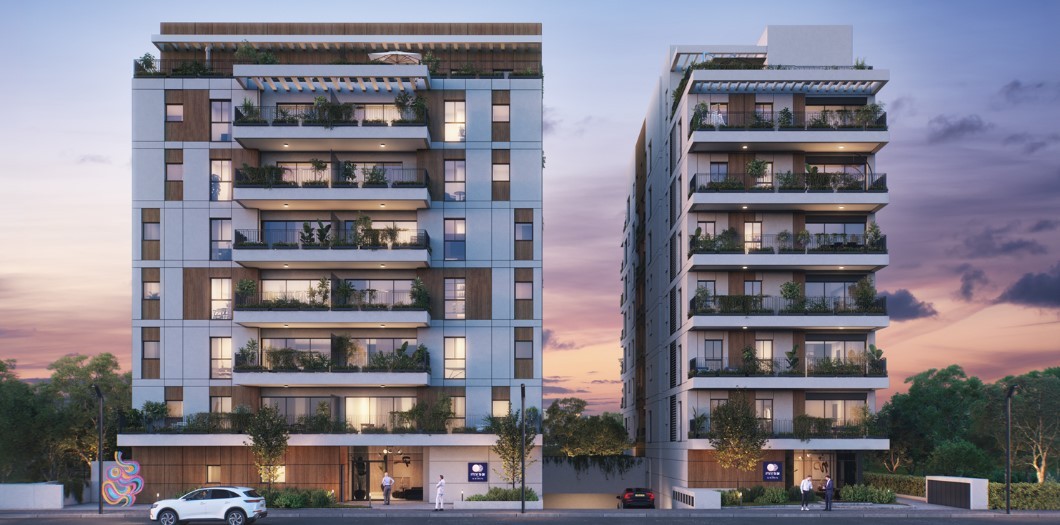 Projet neuf Herzliya Verte – Appartements neufs avec terrasse et parking à vendre