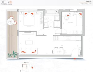 Plan 3P 60m2