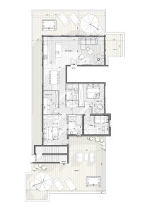 Plan penthouse