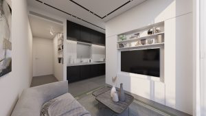 résidence moderne inspirée du concept Micro-Living à Tel Aviv