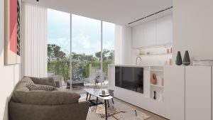 résidence moderne inspirée du concept Micro-Living à Tel Aviv