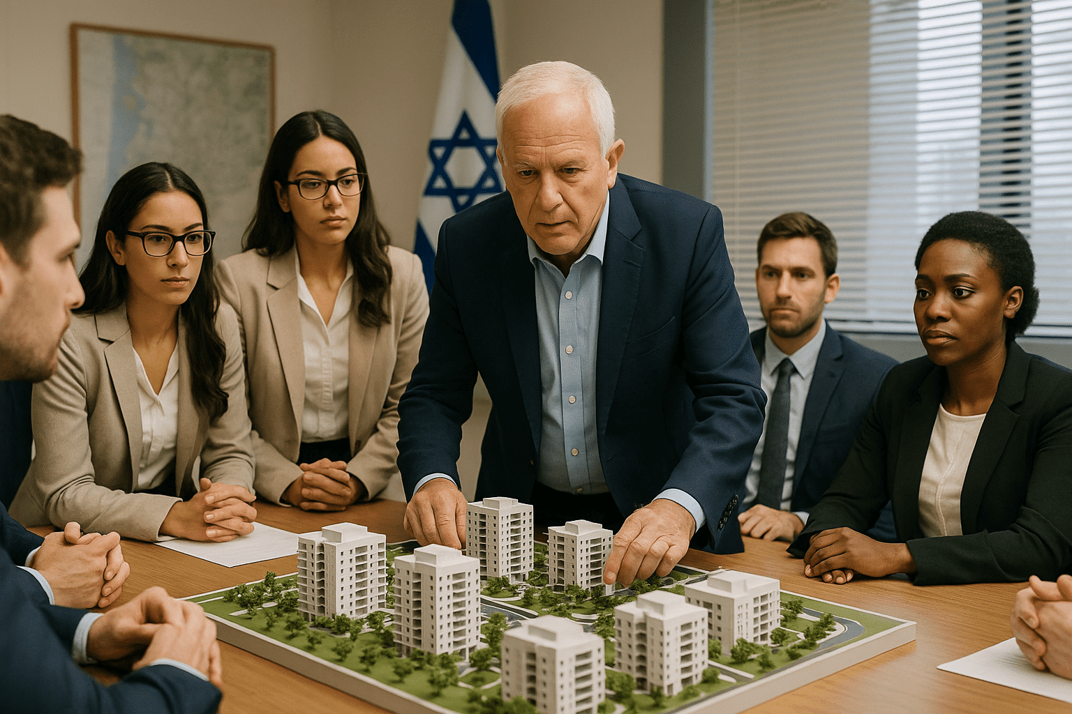 Mairie de Bat Yam reconstruction post missile