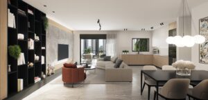 tours résidentielles modernes entourées d’un parc à Beer Sheva