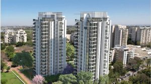 immeubles modernes entourés de verdure à Ramat Aviv Tel Aviv