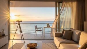 immeuble résidentiel moderne en front de mer à Bat Yam