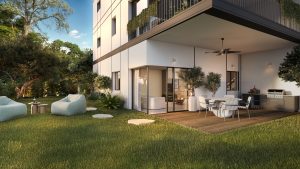 immeubles modernes entourés de verdure à Herzliya