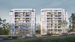 immeubles modernes entourés d’espaces verts à Ra’anana