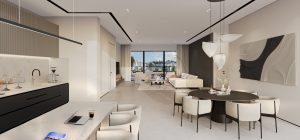 immeubles modernes entourés de verdure à Herzliya